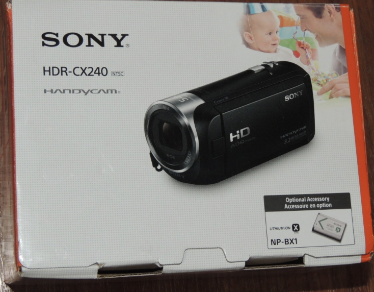 Sony Handycam HDR-CX240 HD Camcorder - BLUE